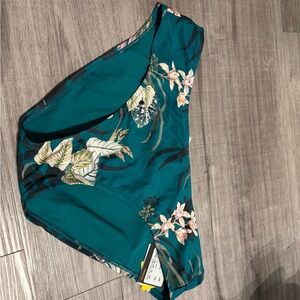 Bnwt Lole Teal Floral Bikini Bottom